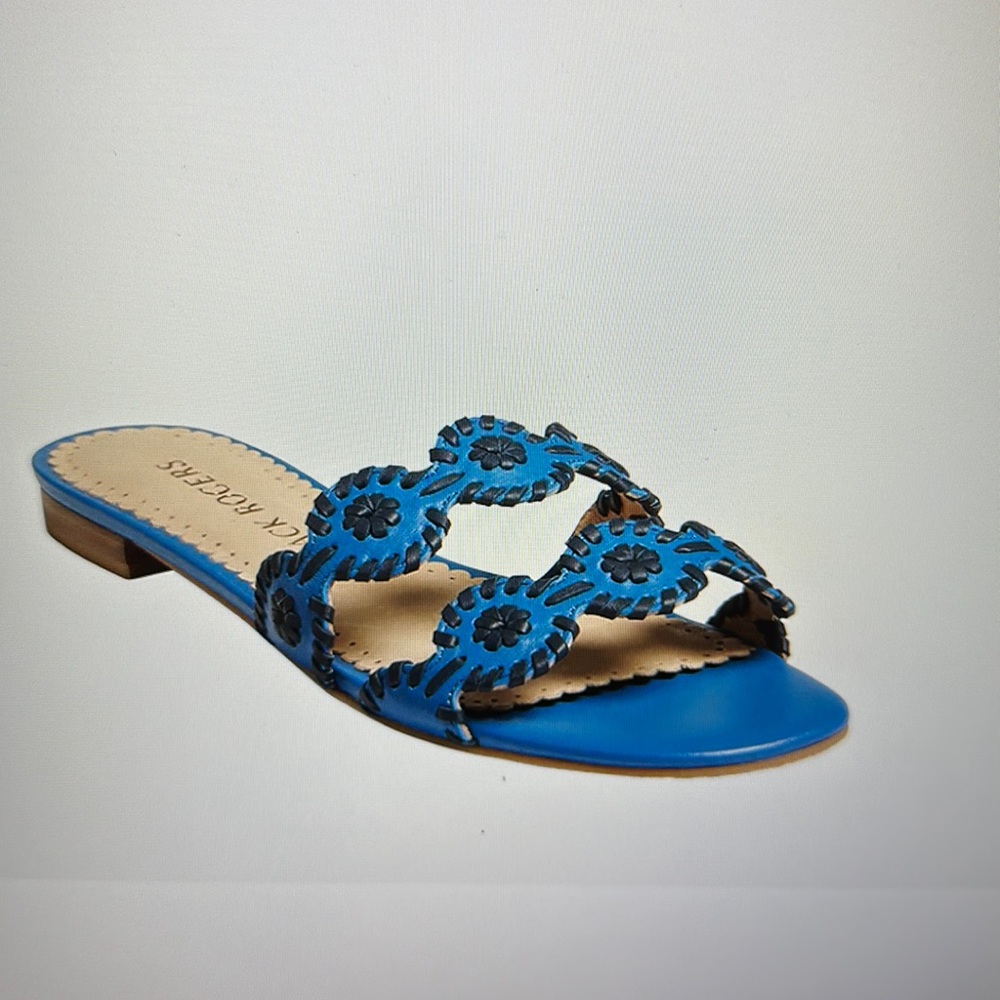 Jack Rogers - brand new, mini Lauren Slide, color - Atlantic midnight